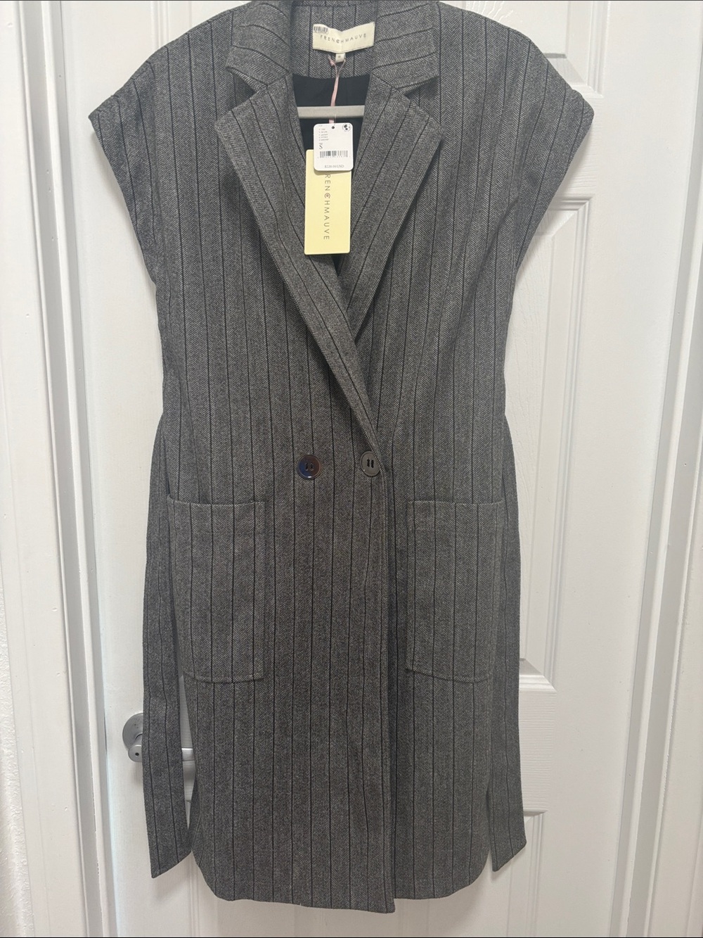 FREE PEOPLE/FRENCH-MAUVE COAT